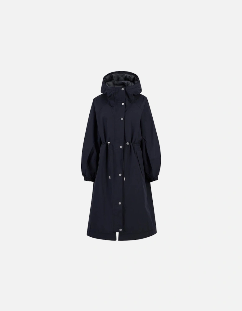 Sidney Womens Waterproof Parka - Black/Onyx Tartan