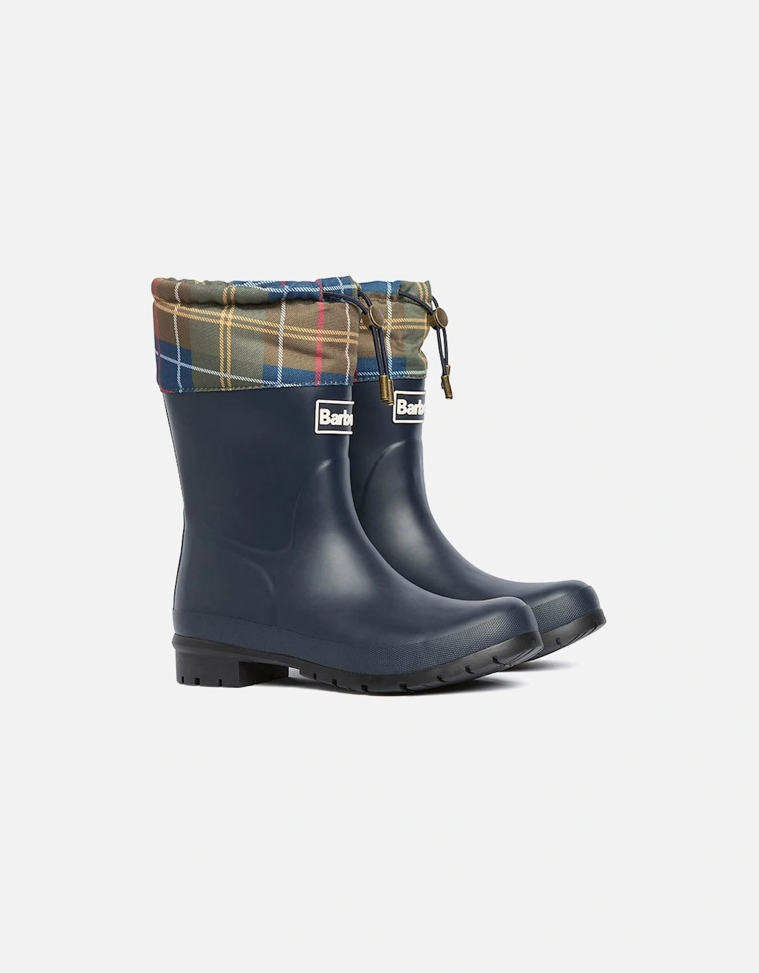 Mowbray Womens Mid Wellies - Navy/Classic Tartan, 2 of 1