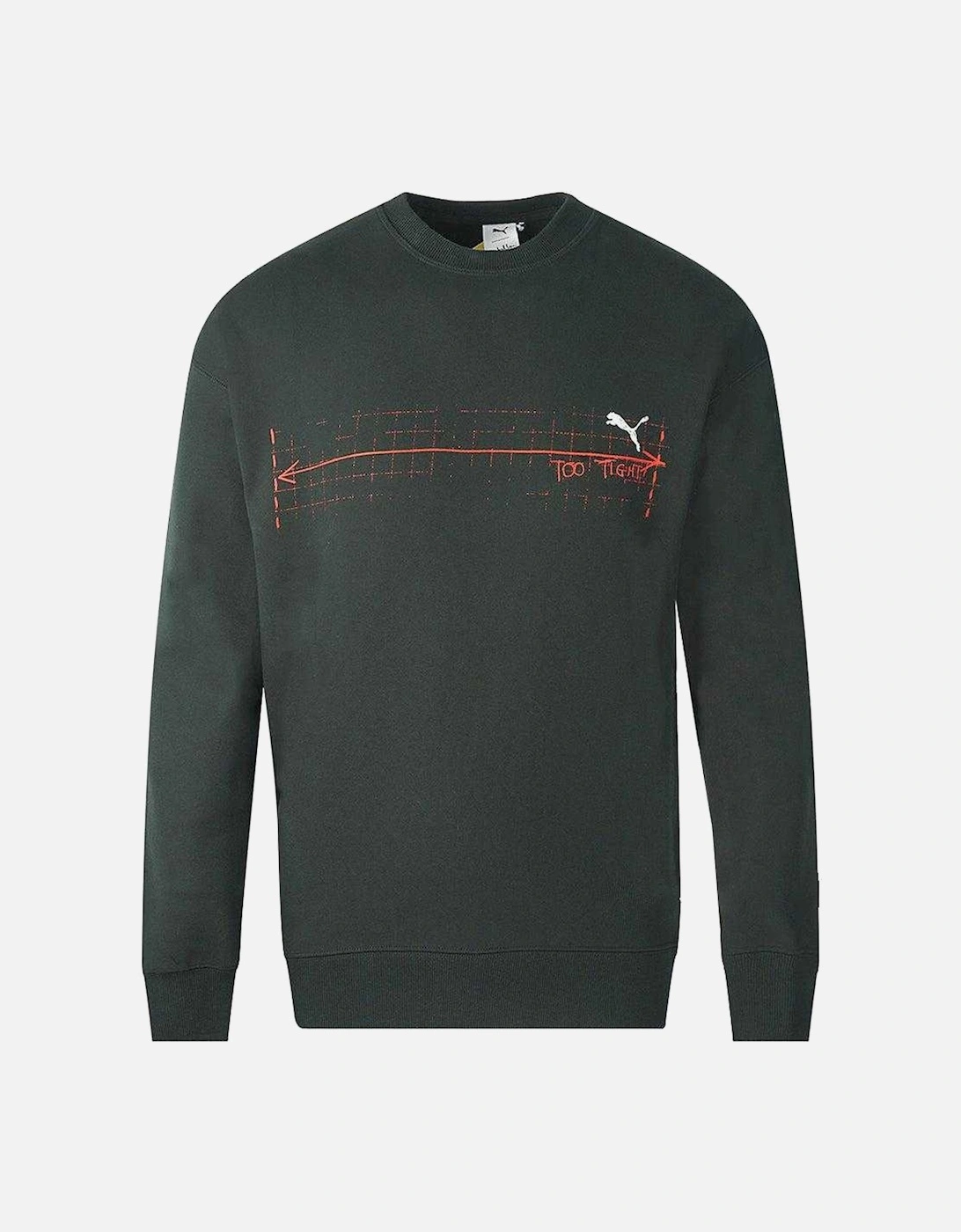 Unisex Adult Michael Lau Graphic Crew Neck Sweatshirt, 3 of 2