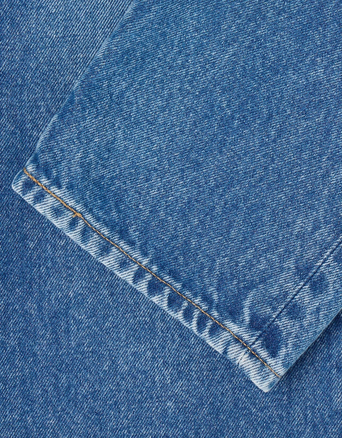 Regular Tapered Jeans – Blue Mid Light Washed