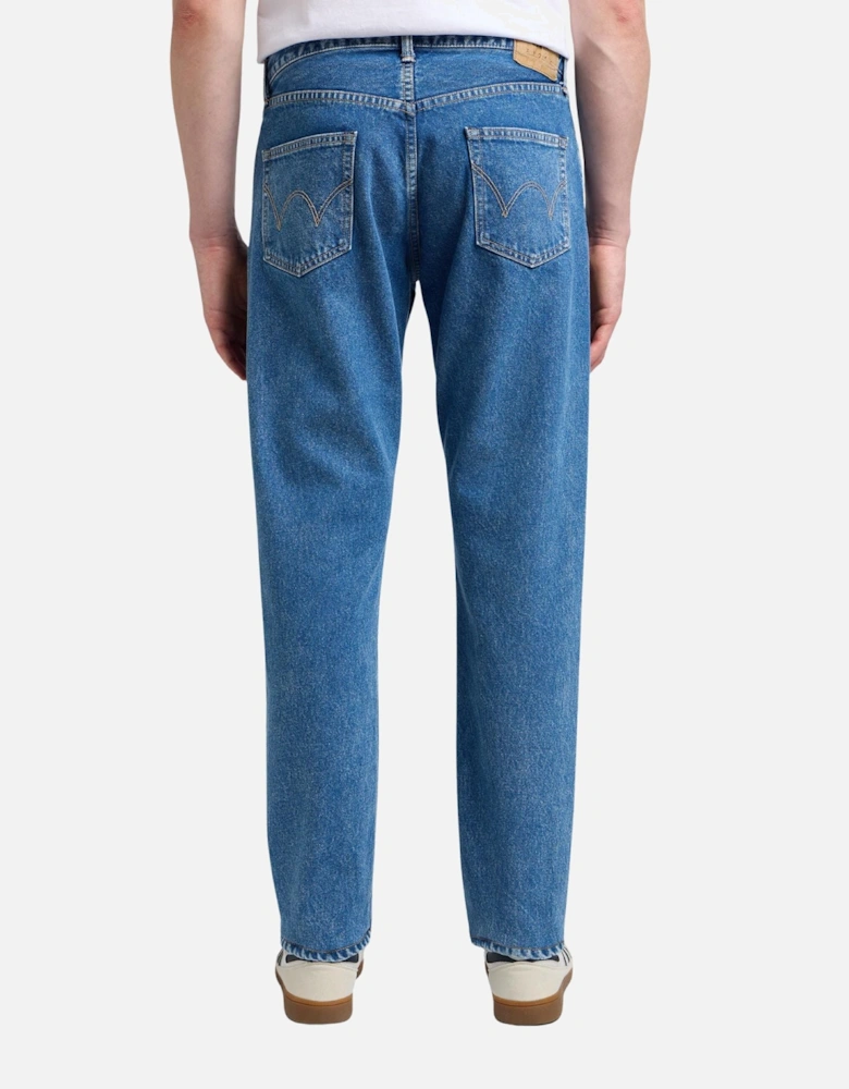 Regular Tapered Jeans – Blue Mid Light Washed
