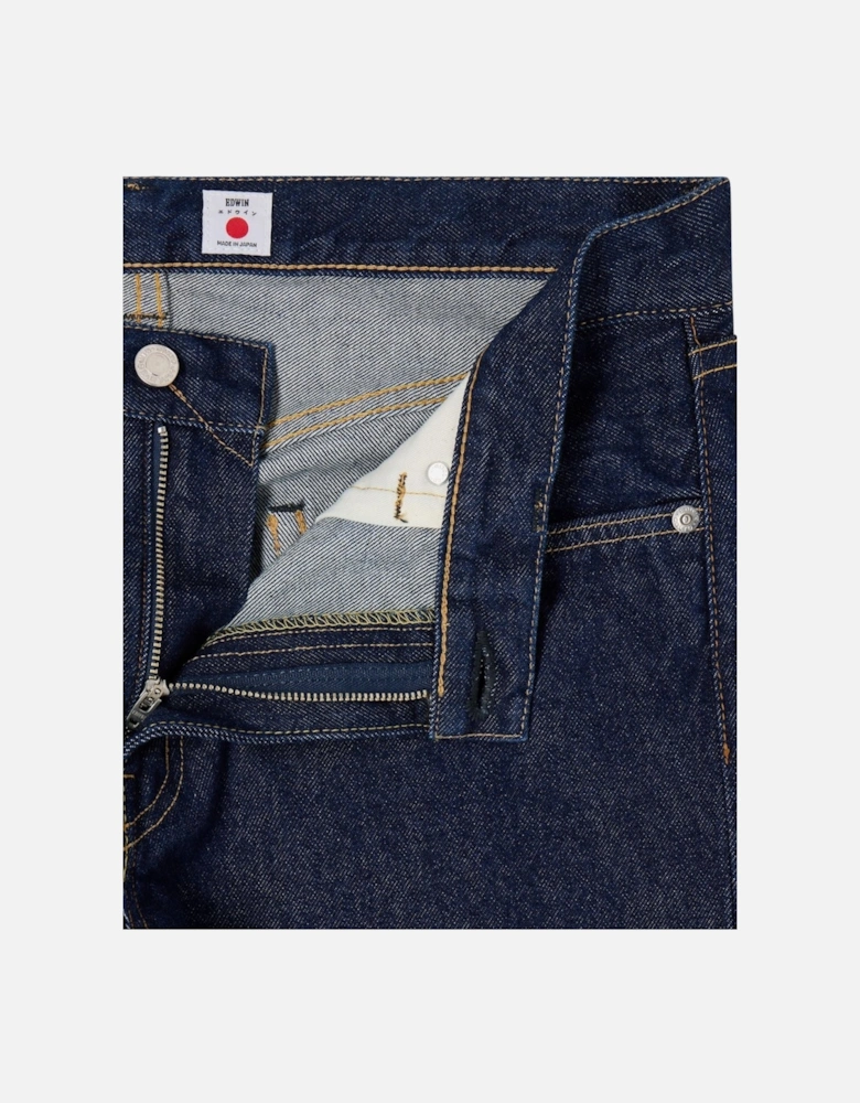 Regular Tapered Jeans – Blue Rinsed