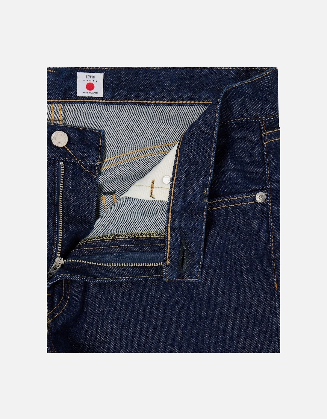 Regular Tapered Jeans – Blue Rinsed