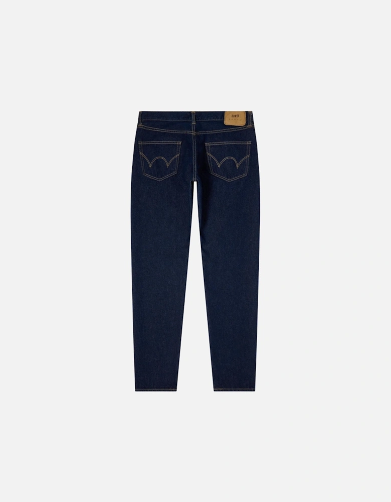 Regular Tapered Jeans – Blue Rinsed