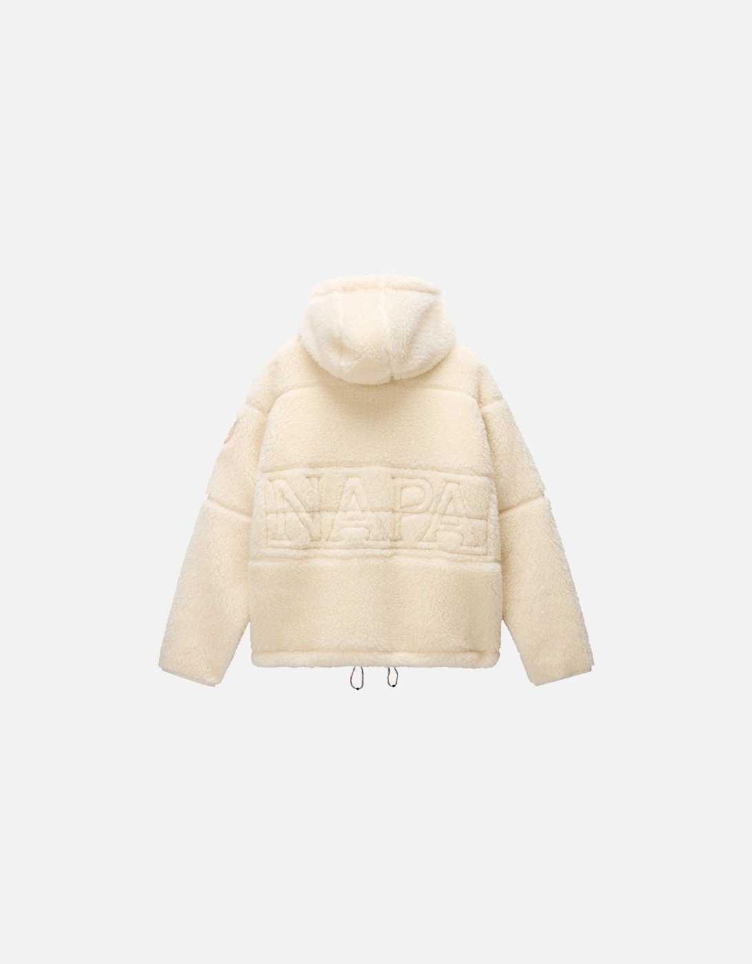Tires Full-Zip Fleece Hoodie – Beige