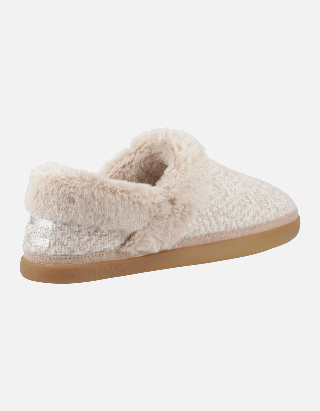 Oslo Polyester Women's Oatmeal Slippers
