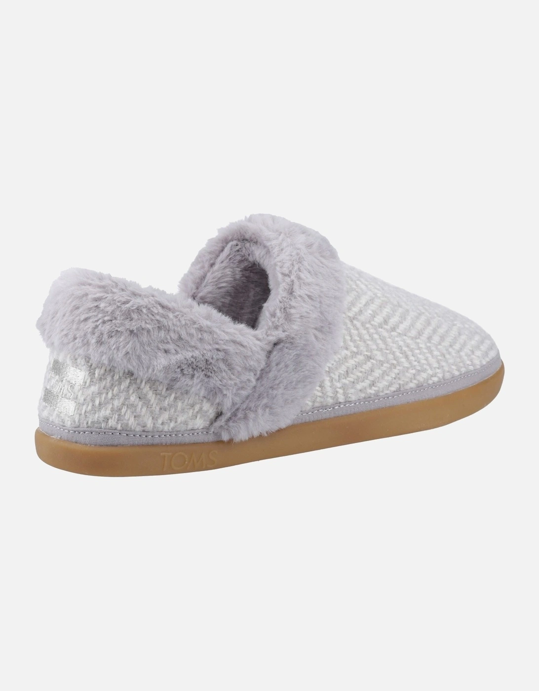 Oslo Polyester Women's Drizzle Grey Slippers