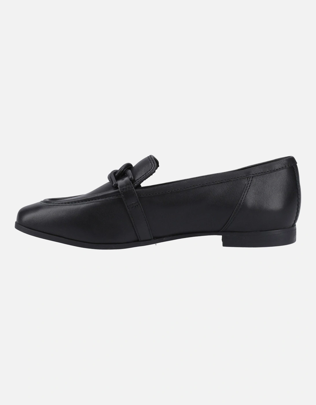 Lynette Leather Women's Black Loafers