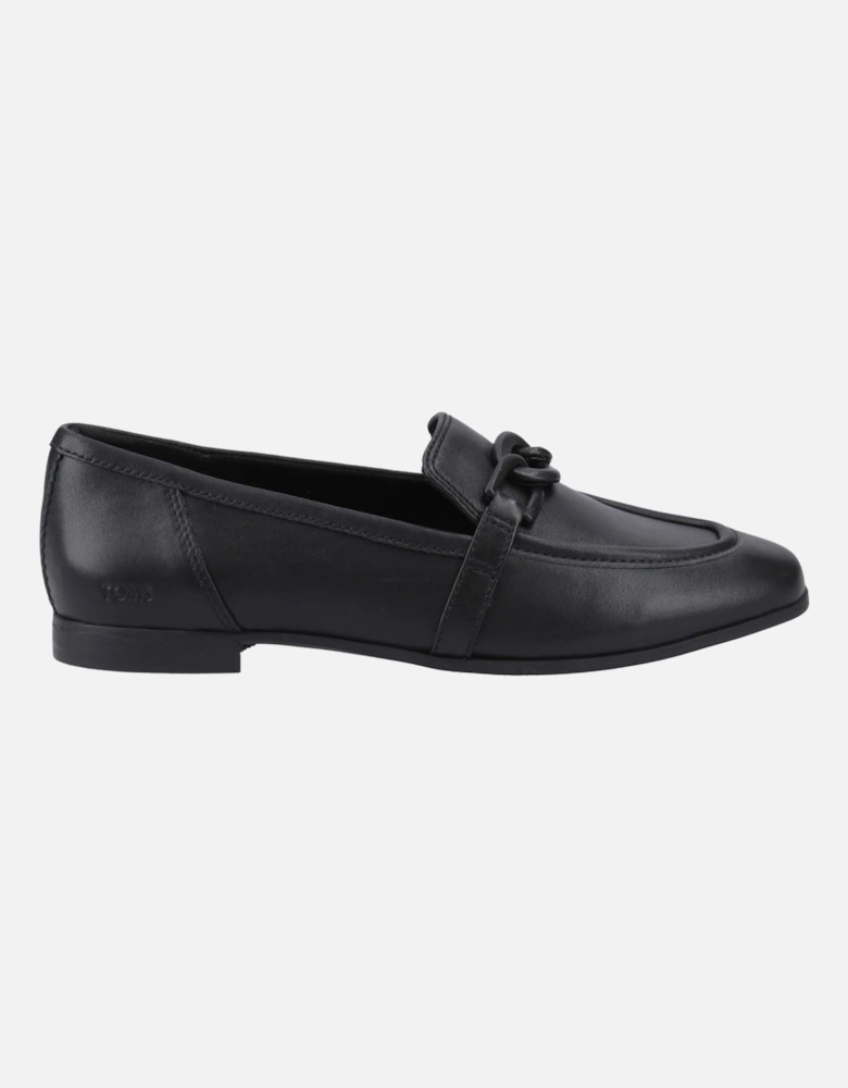 Lynette Leather Women's Black Loafers