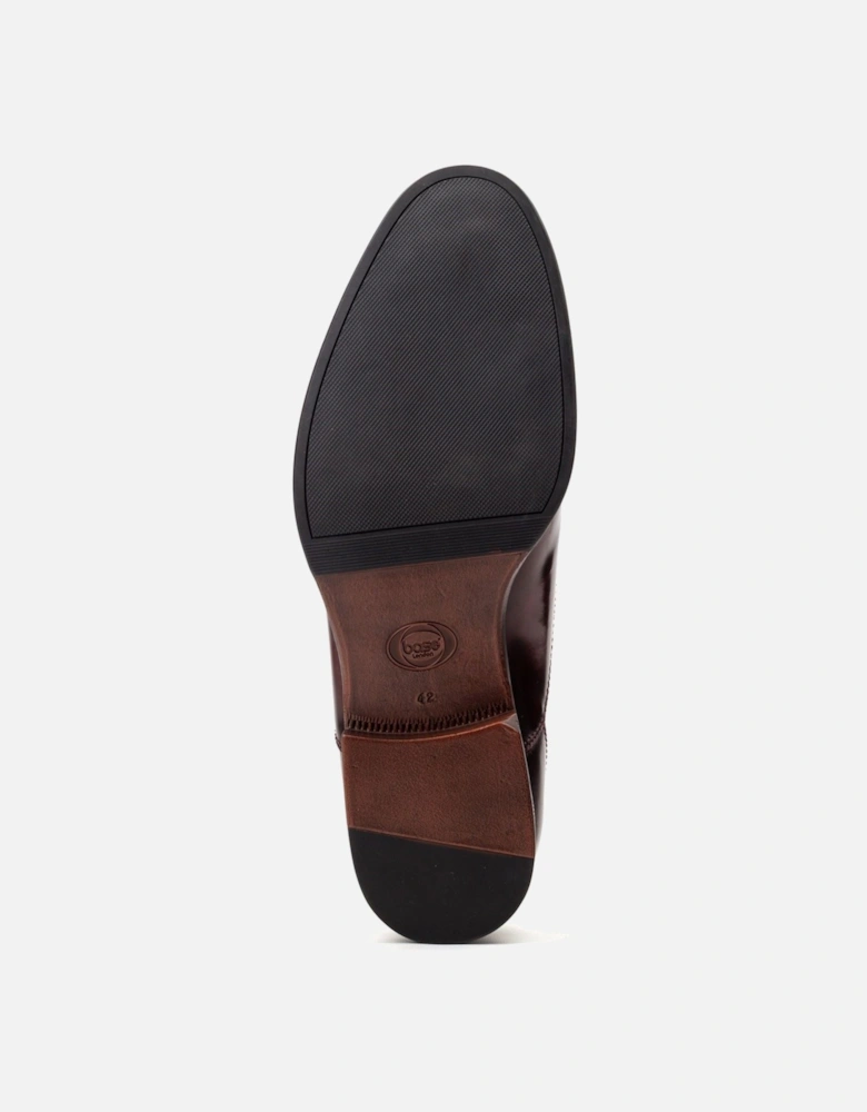 London Franklin Leather Men's Bordo Oxford Shoes