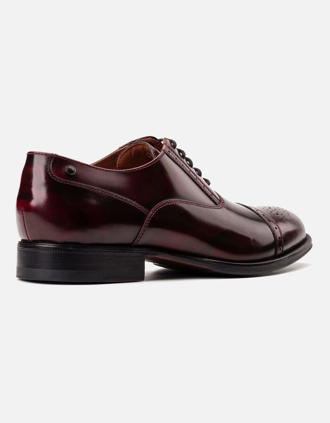 London Franklin Leather Men's Bordo Oxford Shoes