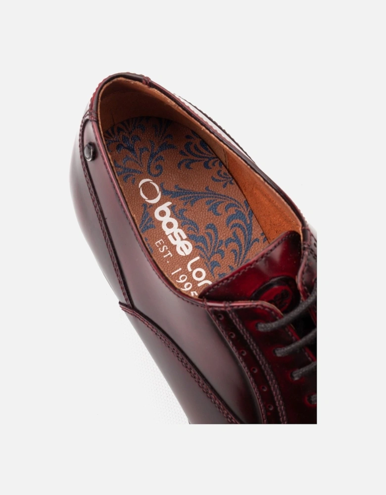 London Franklin Leather Men's Bordo Oxford Shoes