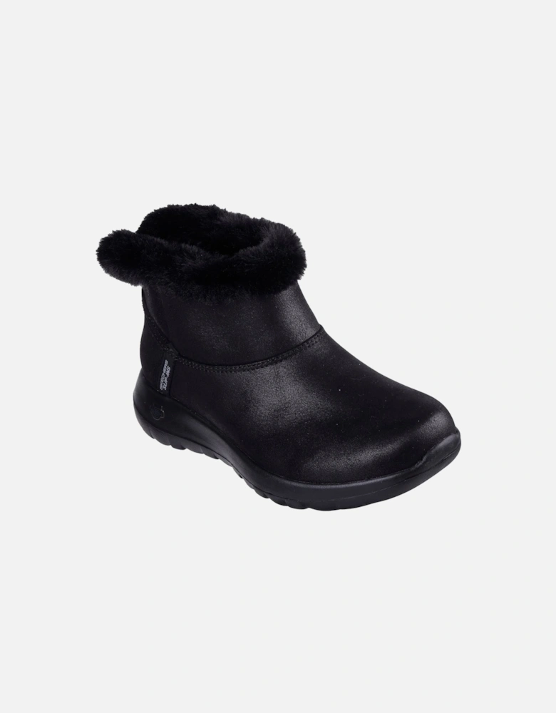 On-the-GO Joy Cozy Dream Synthetic Women's Black Winter Ankle Boots