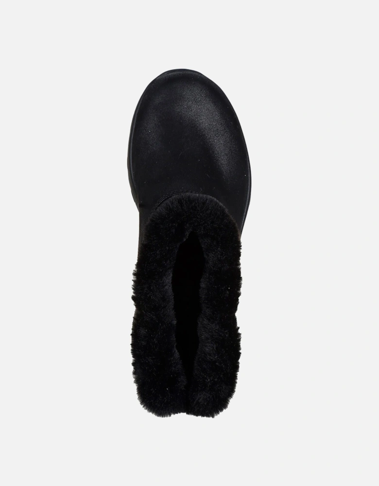 On-the-GO Joy Cozy Dream Synthetic Women's Black Winter Ankle Boots