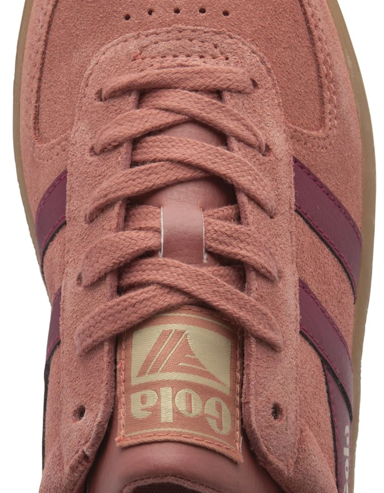 Grandslam Suede Women's Clay/Cerise Trainers