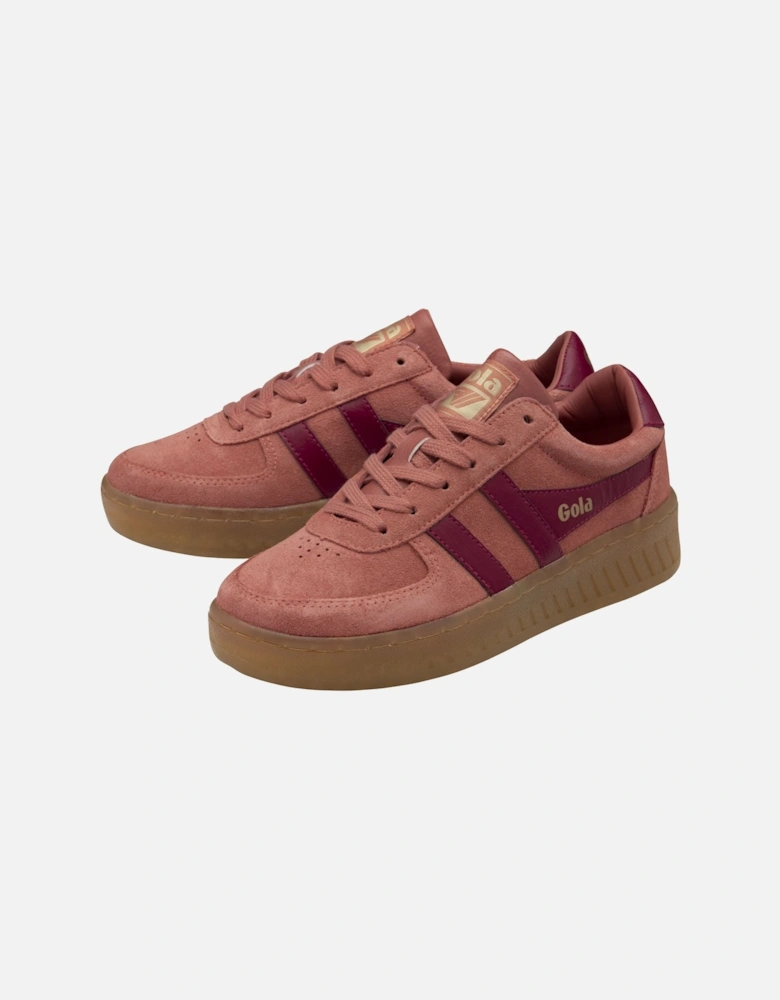Grandslam Suede Women's Clay/Cerise Trainers
