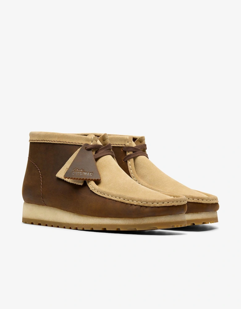 Originals Wallabee RB Combi Leather Men's Beeswax Brown Boots