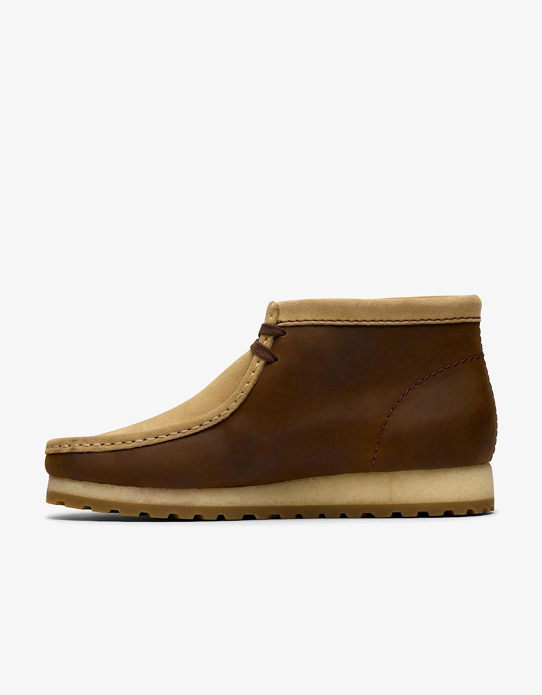 Originals Wallabee RB Combi Leather Men's Beeswax Brown Boots