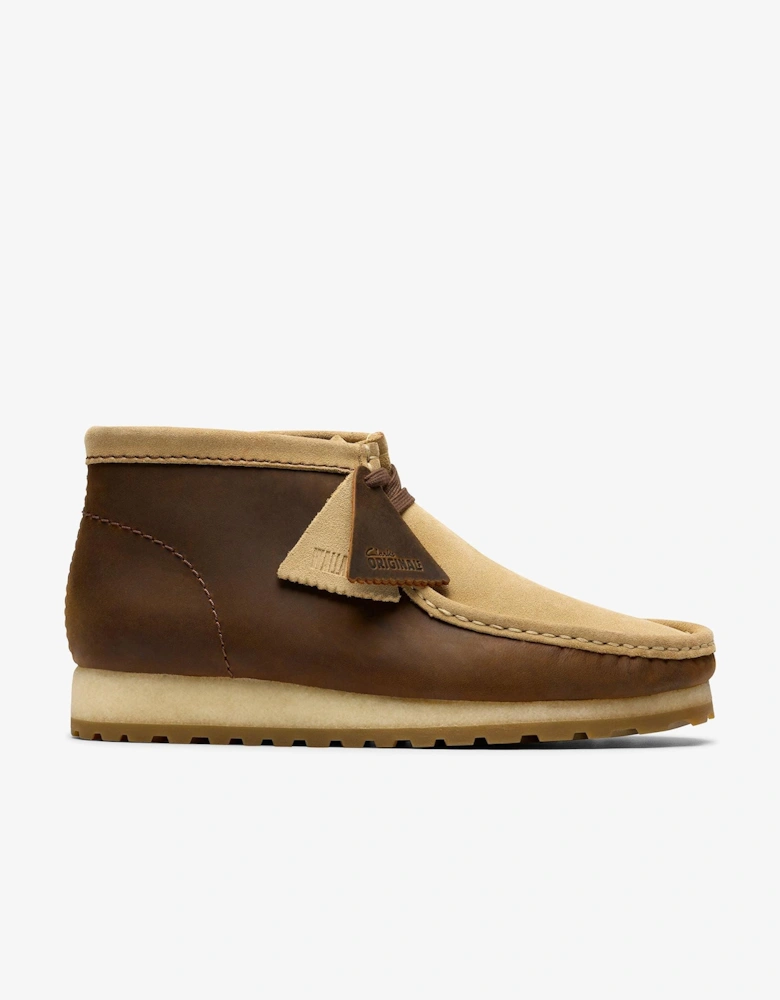 Originals Wallabee RB Combi Leather Men's Beeswax Brown Boots