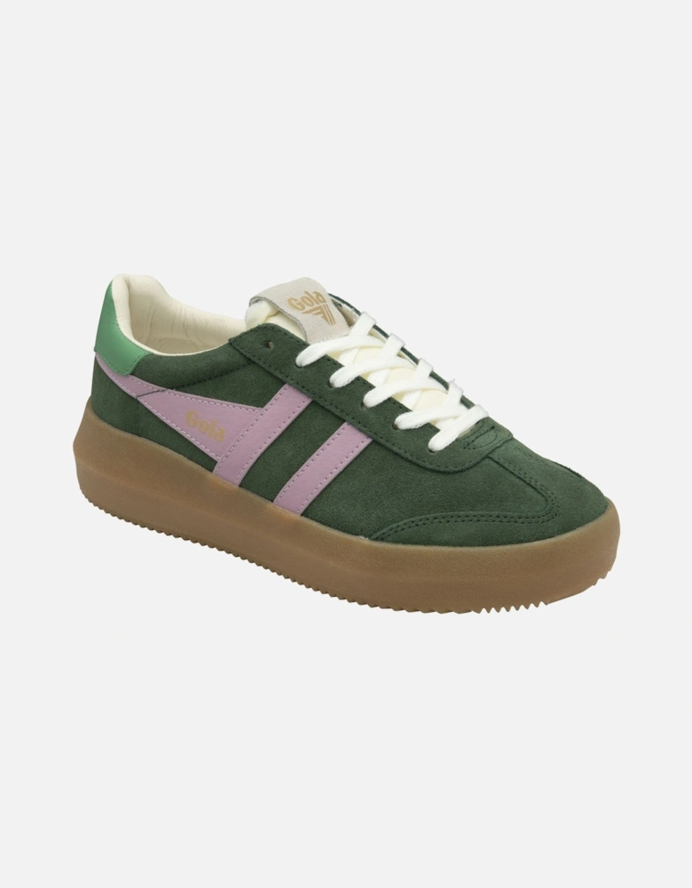 Athena Suede Women's Evergreen/Candy/Jade Trainers