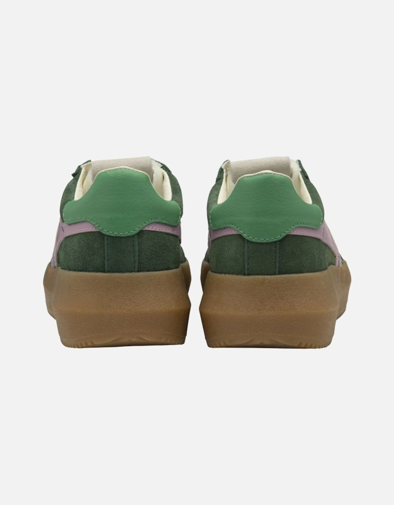 Athena Suede Women's Evergreen/Candy/Jade Trainers