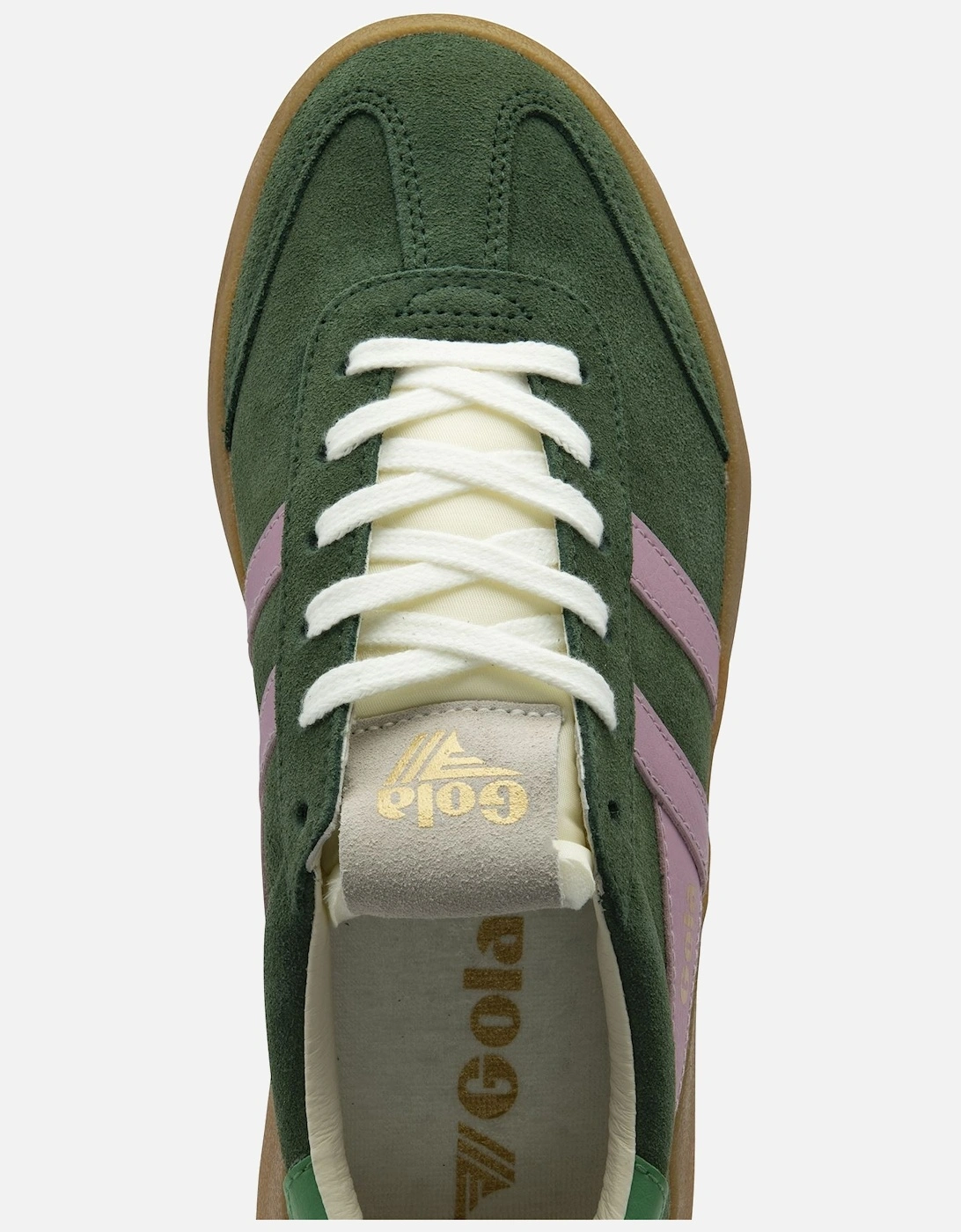 Athena Suede Women's Evergreen/Candy/Jade Trainers