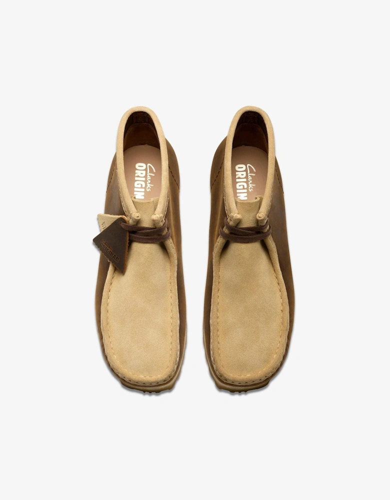 Originals Wallabee RB Combi Leather Men's Beeswax Brown Boots