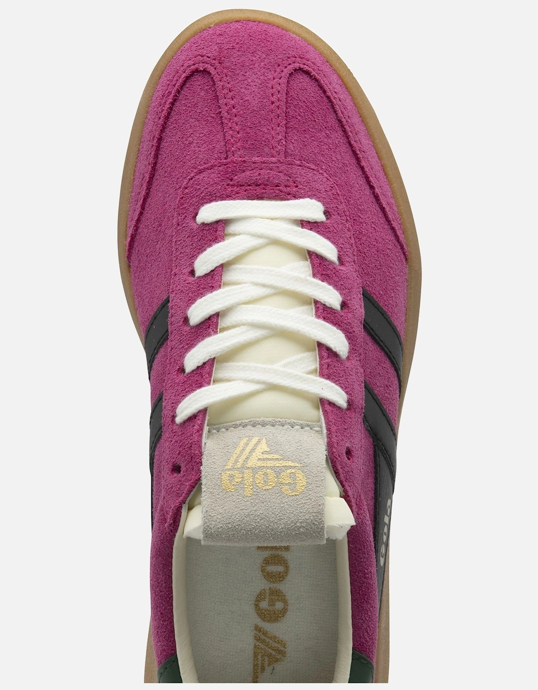 Athena Suede Women's Fuchsia/Black/Evergreen Trainers