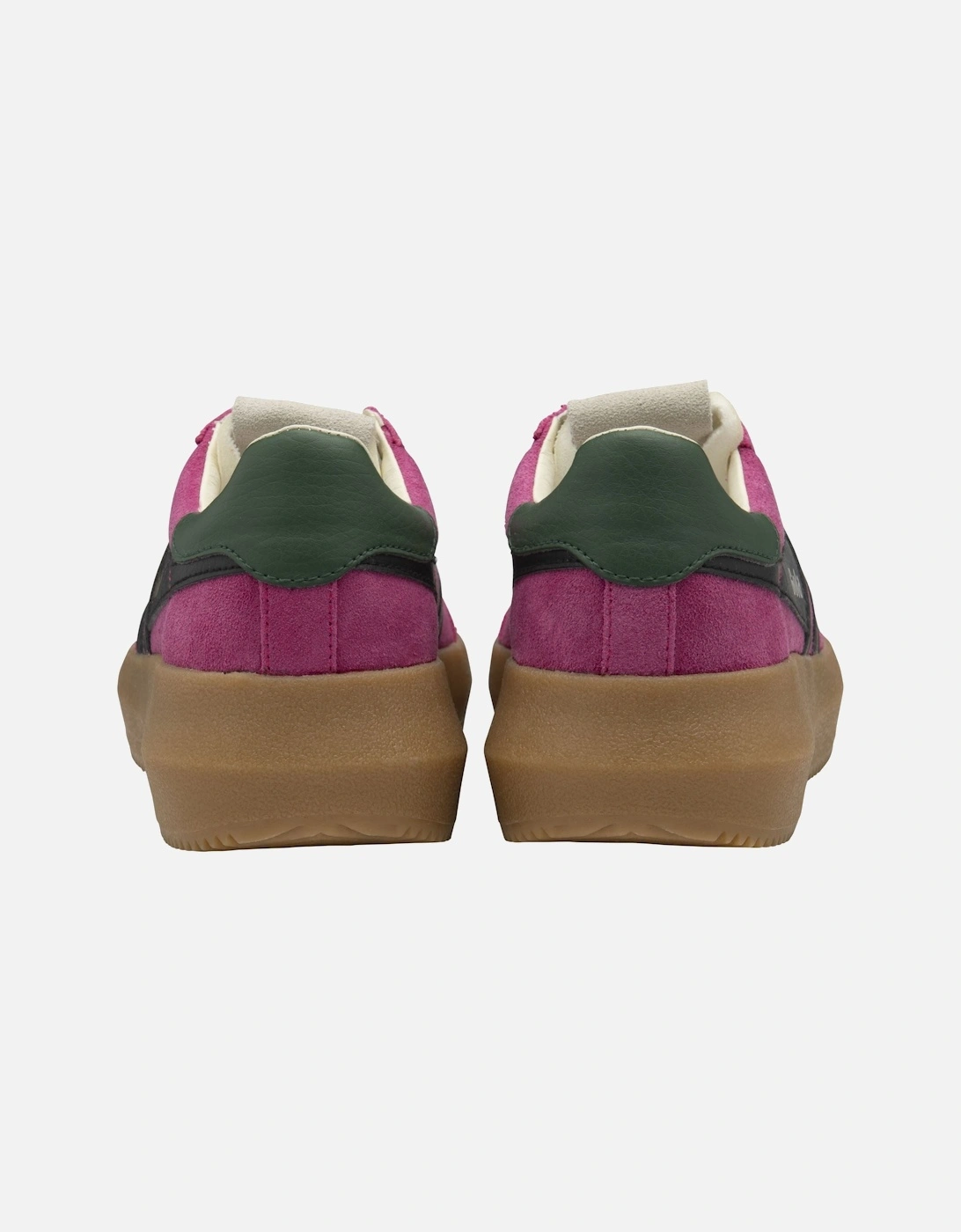 Athena Suede Women's Fuchsia/Black/Evergreen Trainers