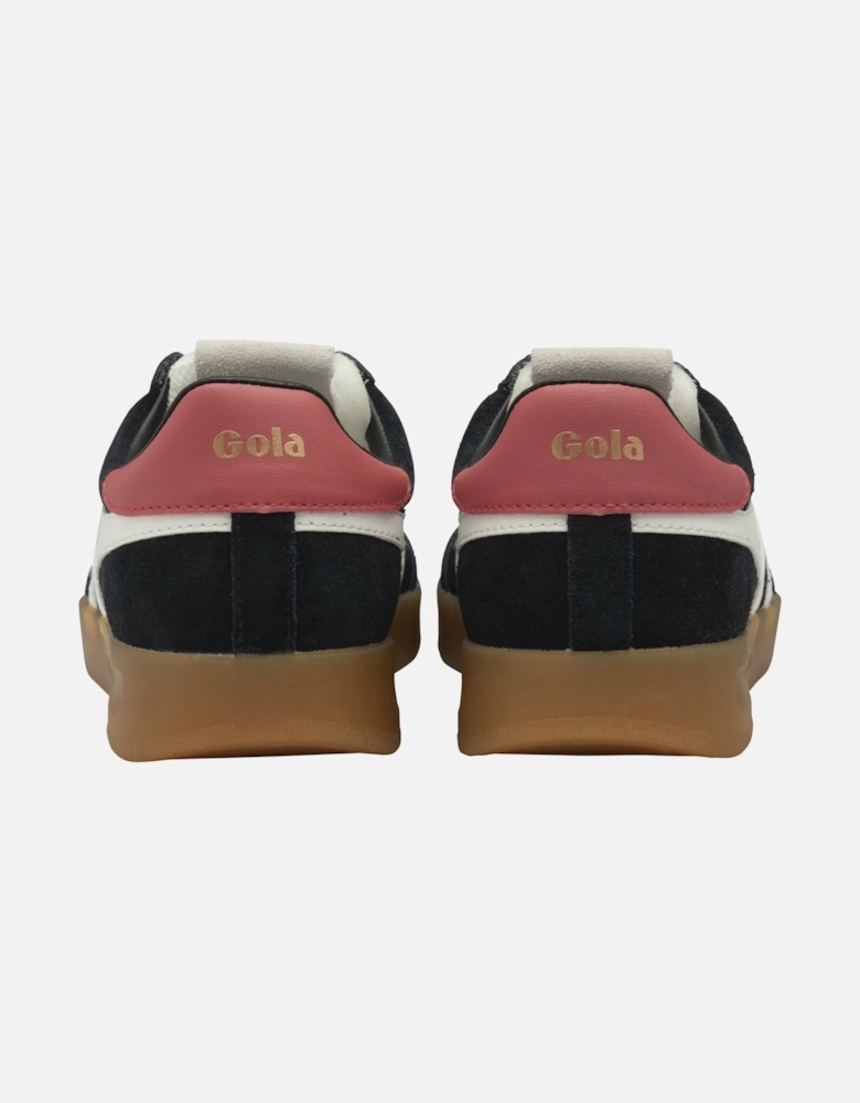 Cyclone Suede Women's Black/Off White/Coral Trainers