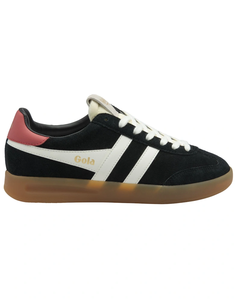 Cyclone Suede Women's Black/Off White/Coral Trainers