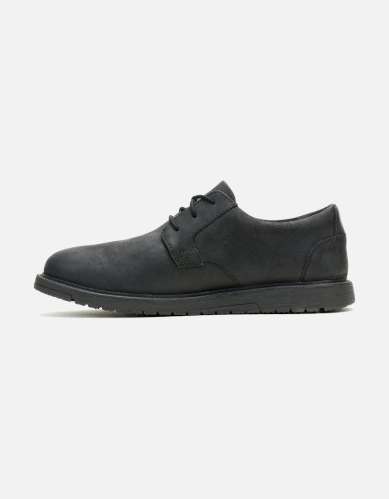 JENSON MUDDY RIVER Leather Men's Black Oxford Shoes