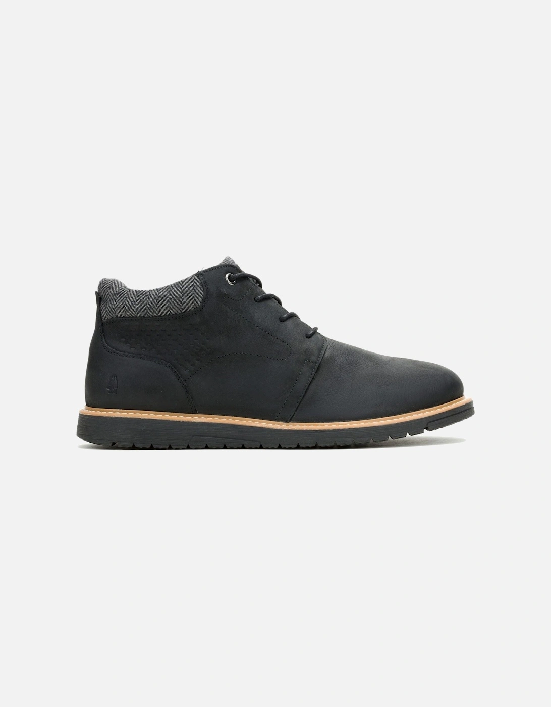 Jenson Leather Men's Black Ankle Boots