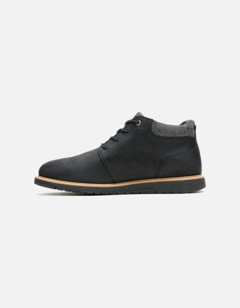 Jenson Leather Men's Black Ankle Boots