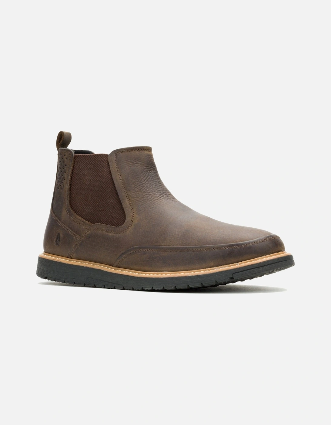 Hush Puppies Men's Brown Jenson Leather Boots Uk Size 7 - Image 3