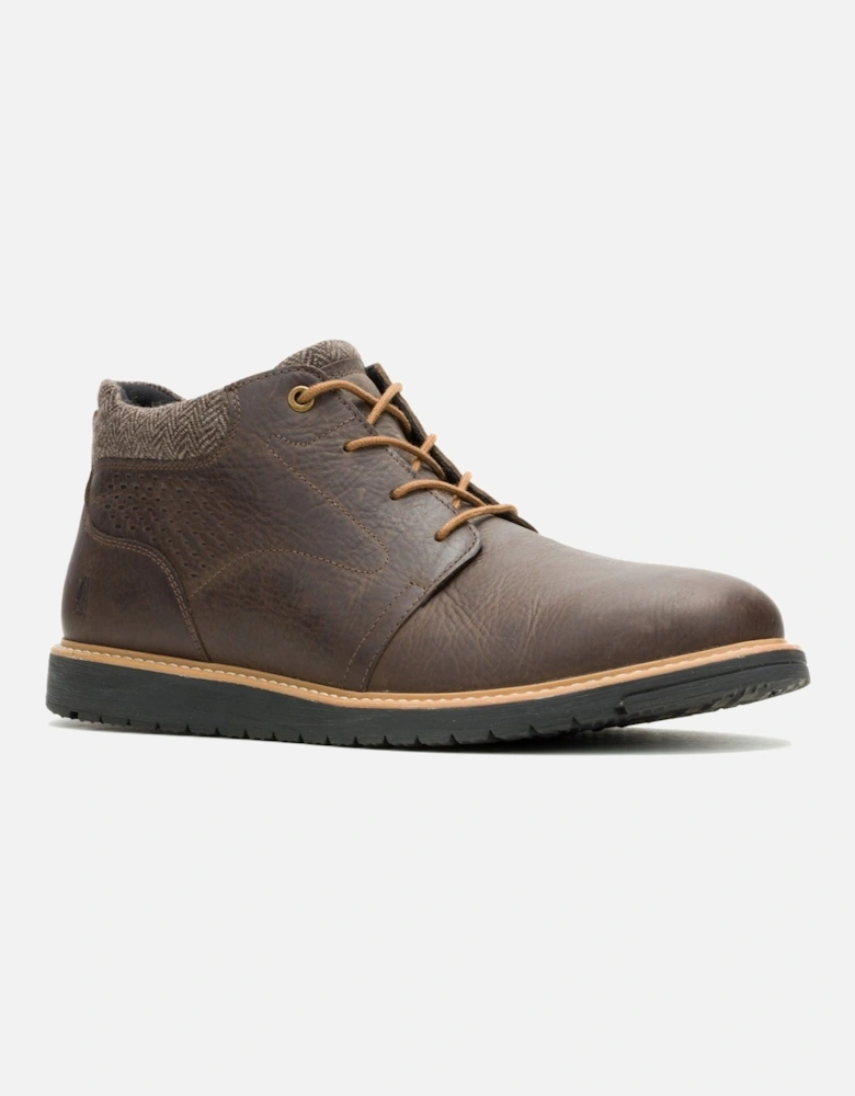 Jenson Leather Men's Brown Ankle Boots
