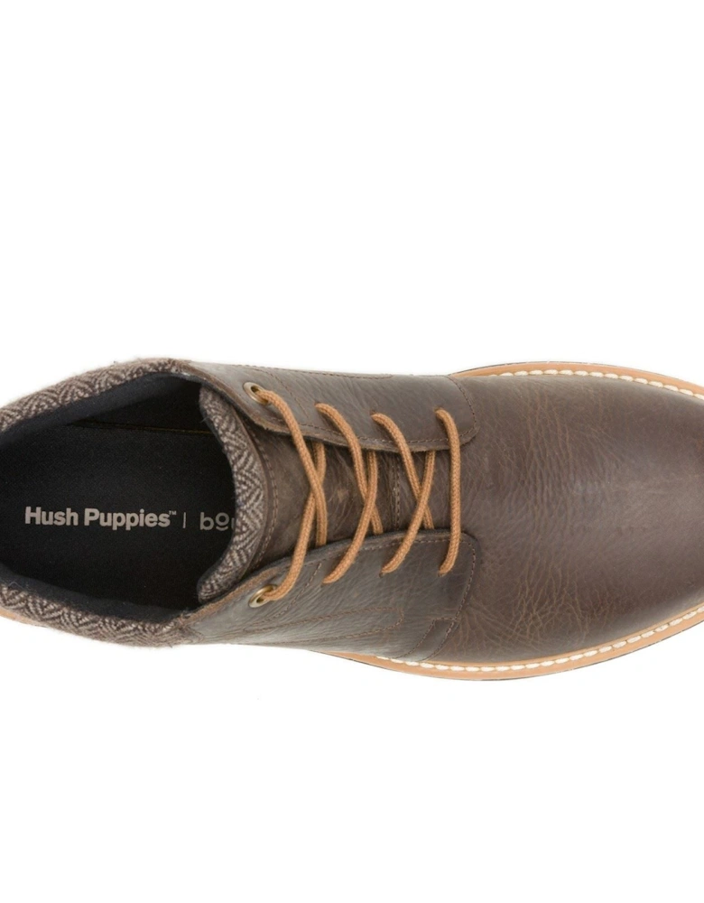 Jenson Leather Men's Brown Ankle Boots