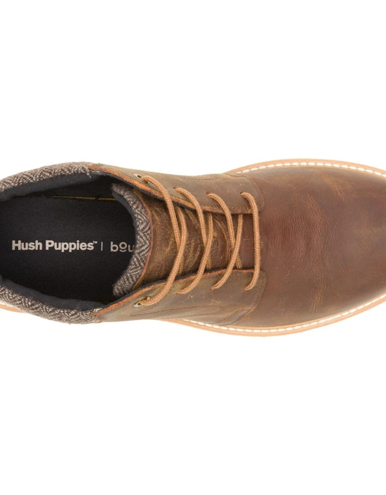 Jenson Leather Men's Tan Ankle Boots