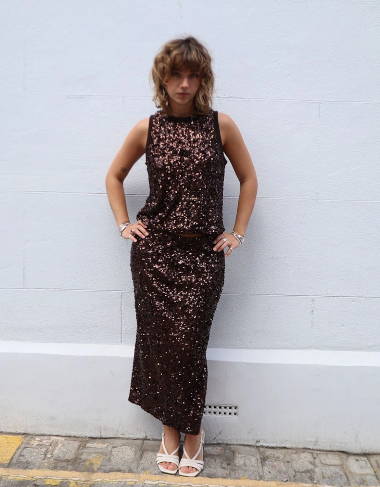  Rennes Sequin Skirt