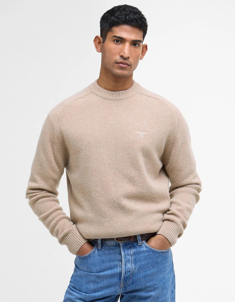 Grangetown Crew Neck Sweater ST17  Washed Stone