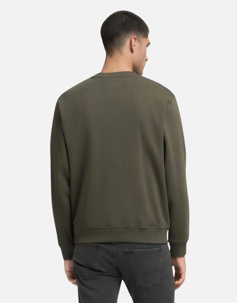 Premium Basics Sweat - Mud Green