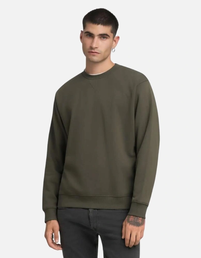 Premium Basics Sweat - Mud Green