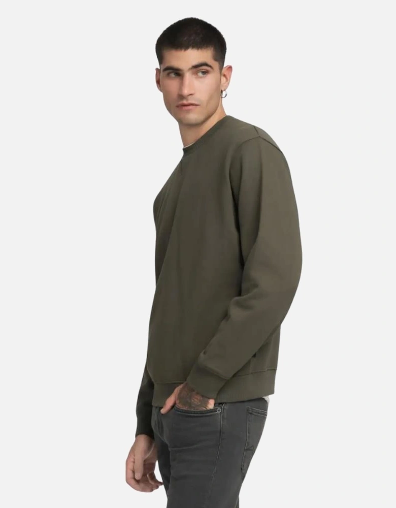 Premium Basics Sweat - Mud Green