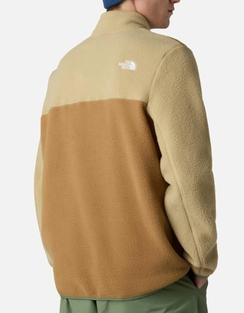 TNF M Yumiori 1/4 Zip Fleece - Utility Brown/Khaki Stone