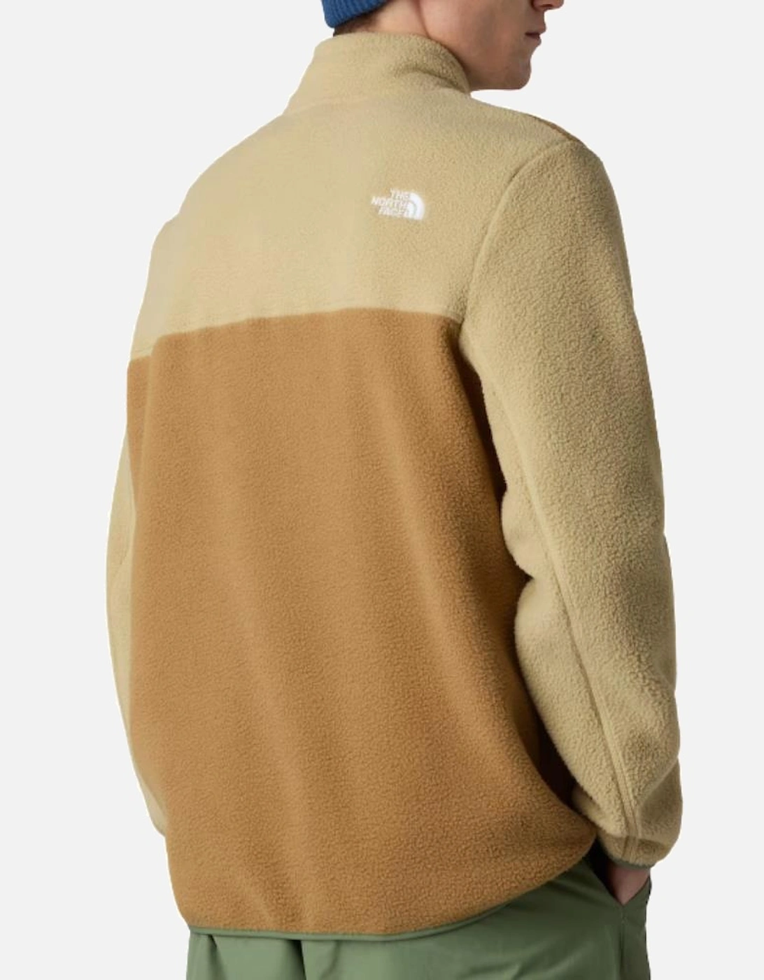 TNF M Yumiori 1/4 Zip Fleece - Utility Brown/Khaki Stone