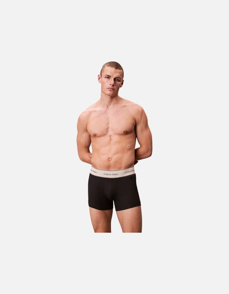CK Heritage Cotton Stretch Trunk 3PK - Black/Beige