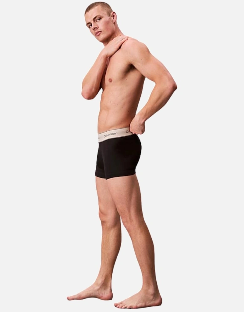 CK Heritage Cotton Stretch Trunk 3PK - Black/Beige