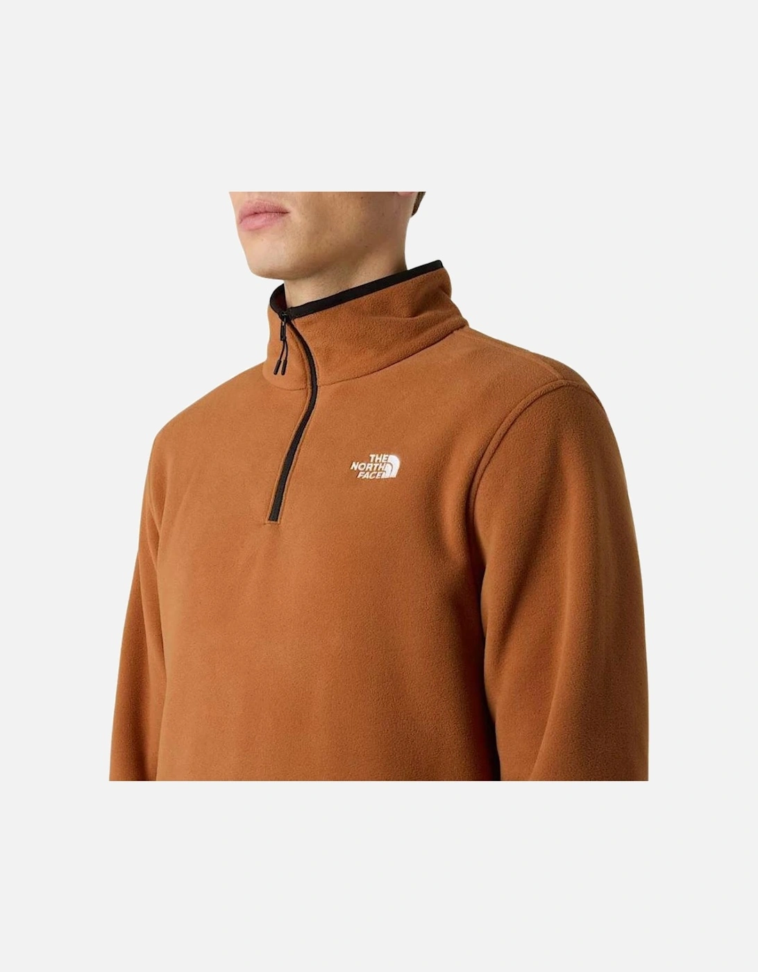 TNF M Glacier Fleece 1/4 Zip - Burnt Umber