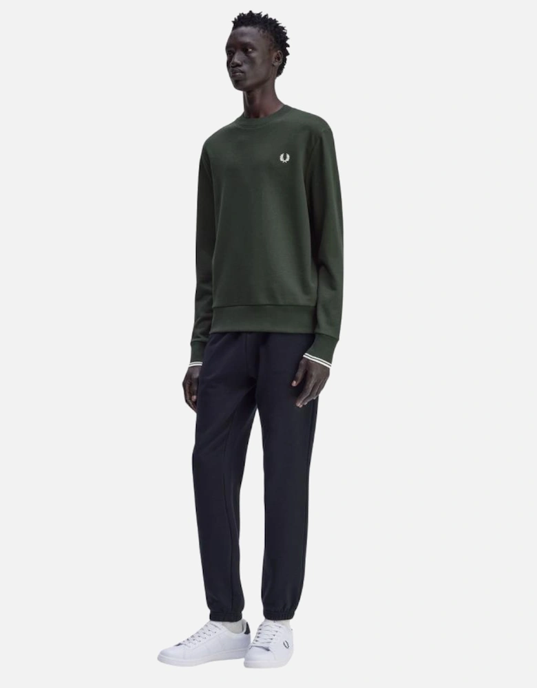 FP Crew Neck Sweatshirt - Night Green / Snow White