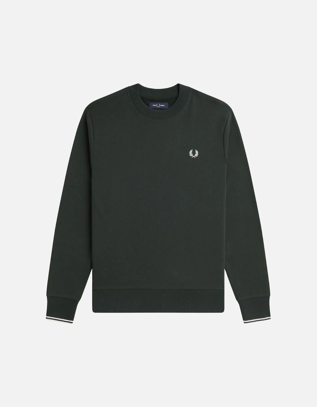 FP Crew Neck Sweatshirt - Night Green / Snow White, 7 of 6